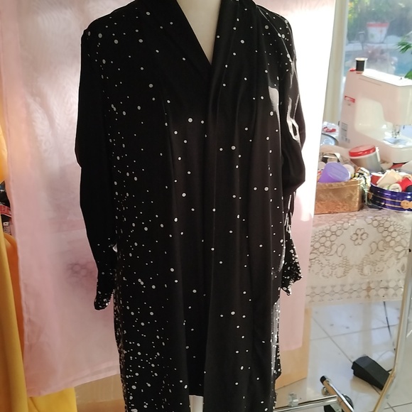 Women's open long dress up  jacket - Picture 1 of 8